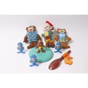 Cereal Mascots Lot Sugar Bear Cap'n Crunch Berry Bears Figures ~ 260212-WH 967